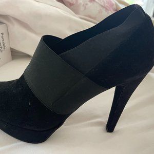Stuart Weitzman Suede Black Booties  size 10